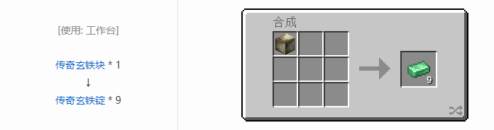 我的世界魔法金属锭合成表大全2026