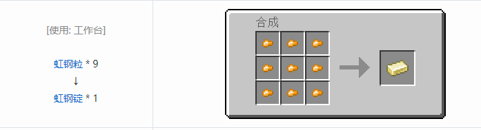 我的世界魔法金属锭合成表大全2026