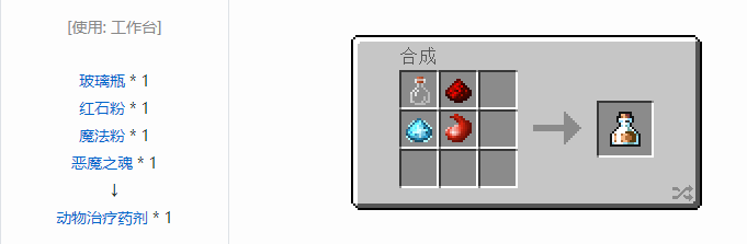 我的世界魔法金属工具合成表大全2026