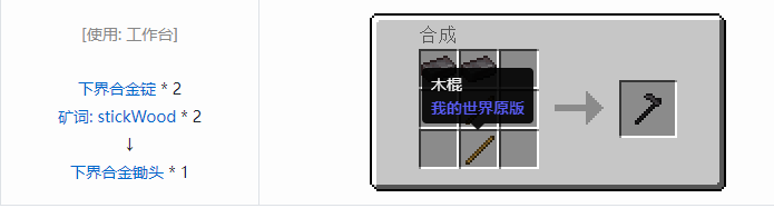 我的世界魔法金属工具合成表大全2026
