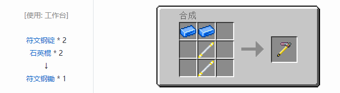 我的世界魔法金属工具合成表大全2026