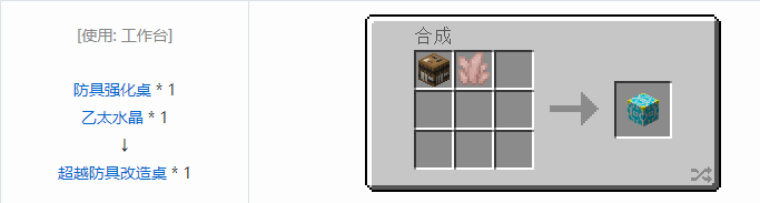 我的世界魔法金属精铸合成表大全2026