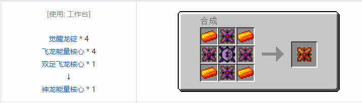 我的世界龙之进化合成表大全2026