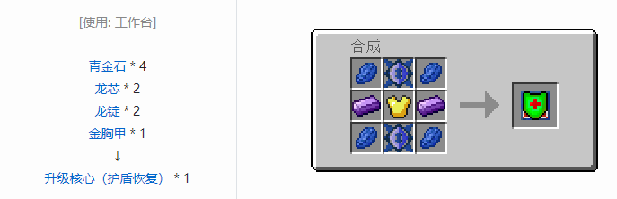 我的世界龙之进化合成表大全2026