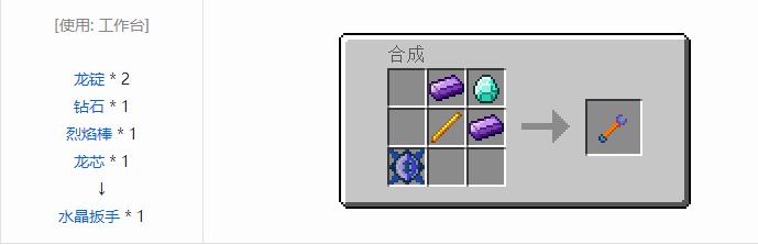 我的世界龙之进化合成表大全2026