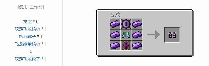 我的世界龙之进化合成表大全2026