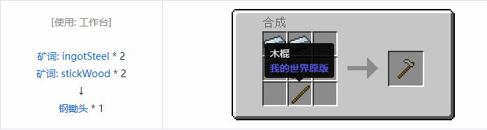 我的世界热力基本工具合成表大全2026