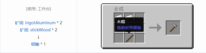 我的世界热力基本工具合成表大全2026