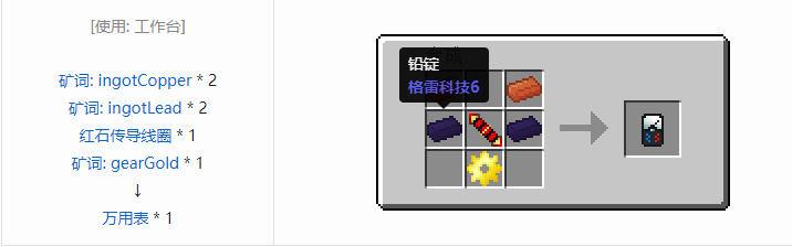 我的世界热力基本工具合成表大全2026