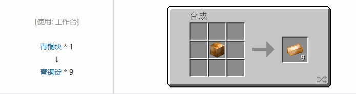 我的世界热力基本合成表大全2026