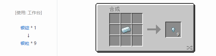 我的世界热力基本金属材料合成表大全2026