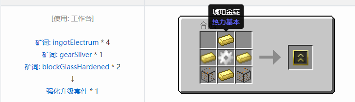 我的世界热力基本合成表大全2026