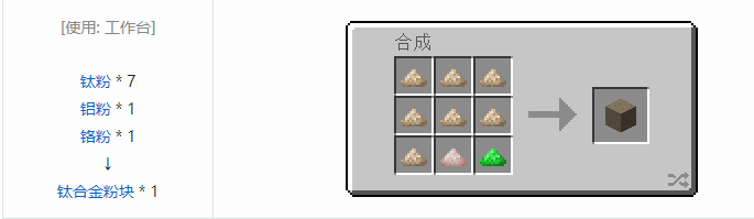 我的世界热量与气候合成表大全2026