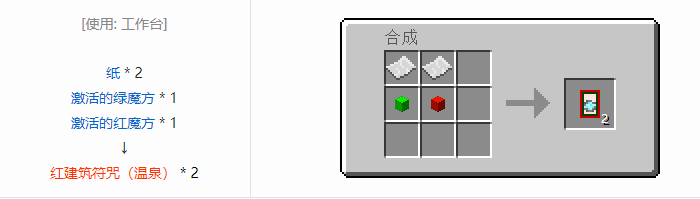 我的世界热量与气候合成表大全2026