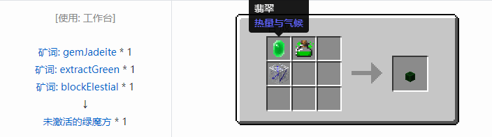 我的世界热量与气候合成表大全2026