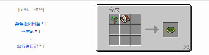 我的世界暮色森林合成表大全2026