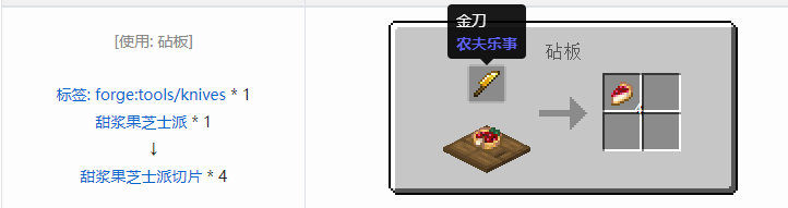 我的世界农夫乐事食物合成表大全2026