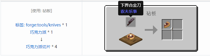 我的世界农夫乐事食物合成表大全2026