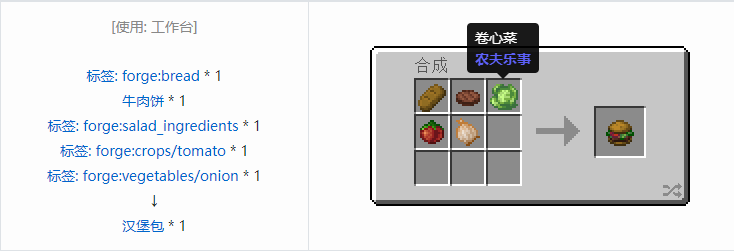 我的世界农夫乐事合成表大全2026