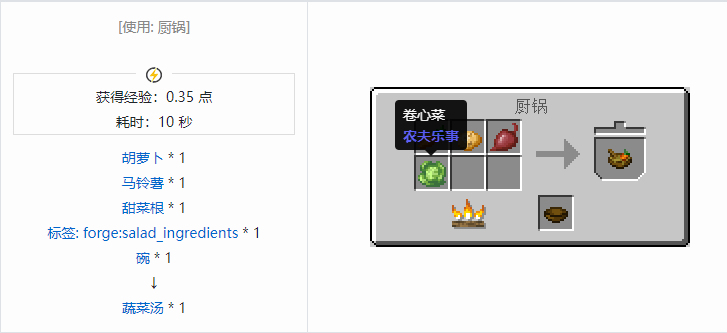 我的世界农夫乐事食物合成表大全2026
