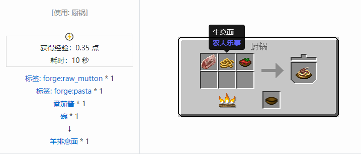 我的世界农夫乐事食物合成表大全2026