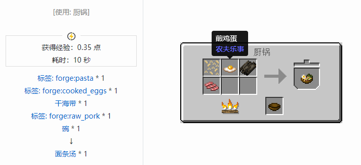 我的世界农夫乐事食物合成表大全2026