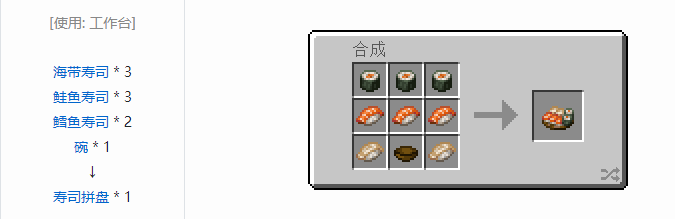 我的世界农夫乐事食物合成表大全2026