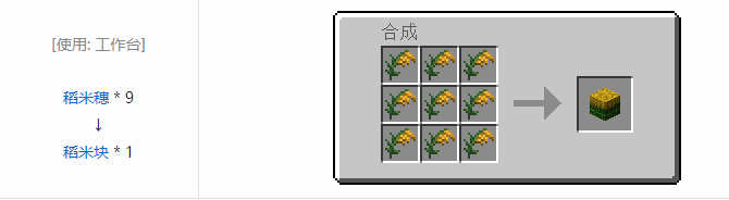 我的世界农夫乐事合成表大全2026
