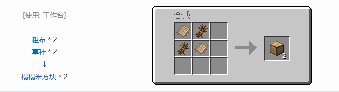 我的世界农夫乐事合成表大全2026