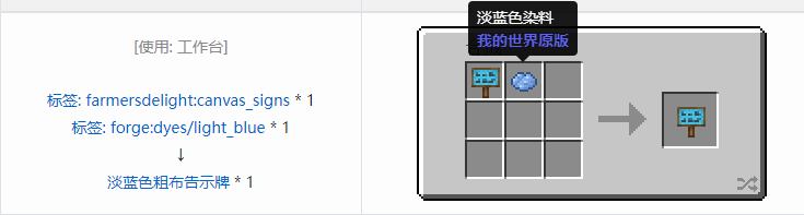 我的世界农夫乐事合成表大全2026