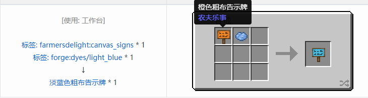 我的世界农夫乐事合成表大全2026