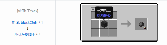 我的世界原始核心合成表大全2026