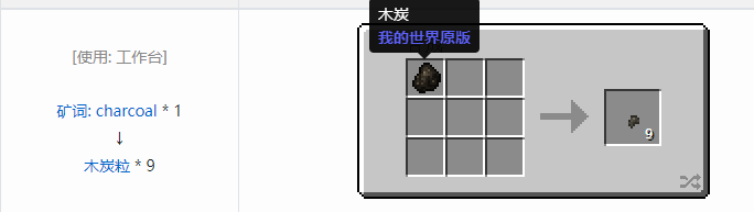 我的世界原始核心合成表大全2026