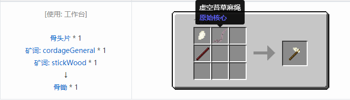 我的世界原始核心合成表大全2026