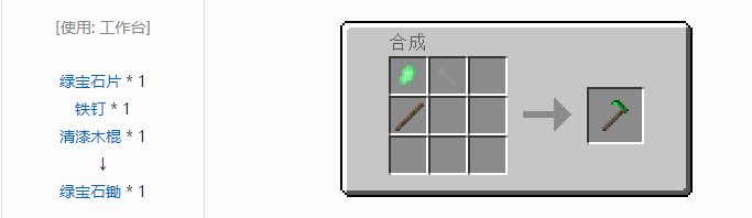 我的世界原始核心工具合成表大全2026