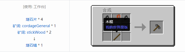 我的世界原始核心合成表大全2026