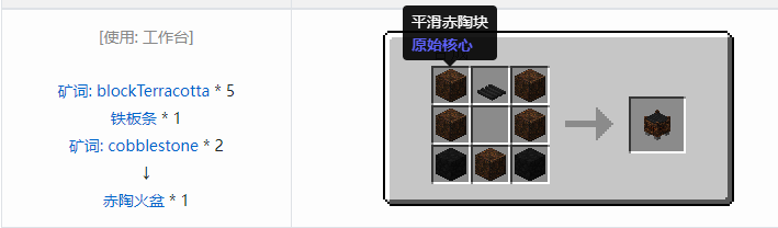 我的世界原始核心合成表大全2026