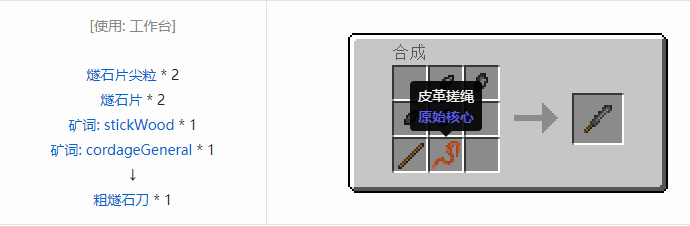 我的世界原始核心合成表大全2026