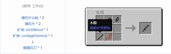 我的世界原始核心合成表大全2026