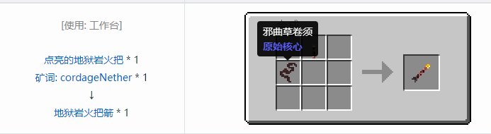 我的世界原始核心合成表大全2026