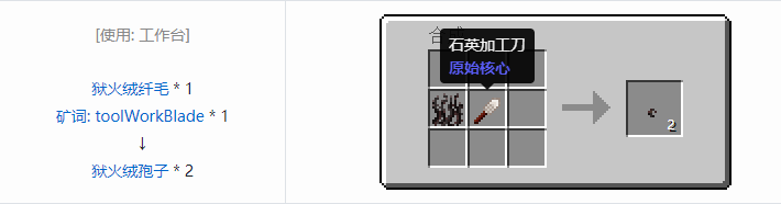 我的世界原始核心合成表大全2026