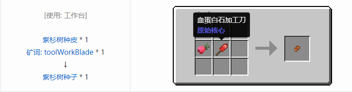 我的世界原始核心合成表大全2026