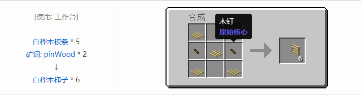 我的世界原始核心合成表大全2026