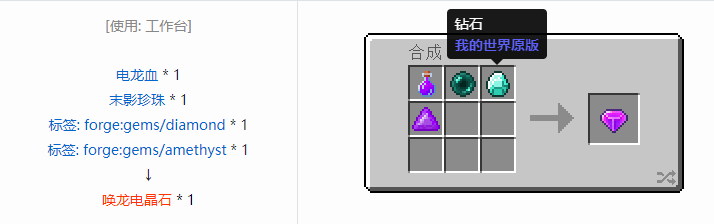 我的世界冰火传说合成表大全2026