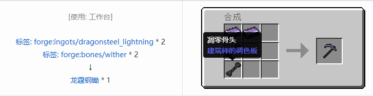 我的世界冰火传说工具合成表大全2026