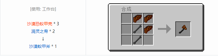 我的世界冰火传说工具合成表大全2026