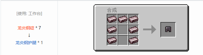 我的世界冰火传说护甲合成表大全2026