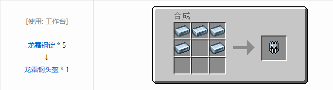 我的世界冰火传说护甲合成表大全2026