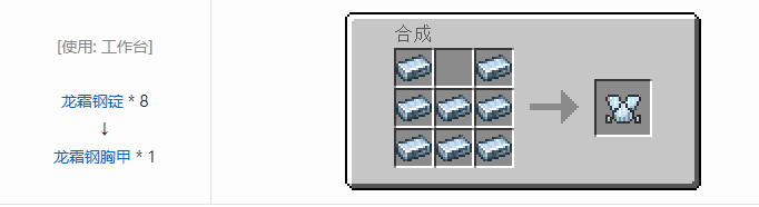 我的世界冰火传说护甲合成表大全2026