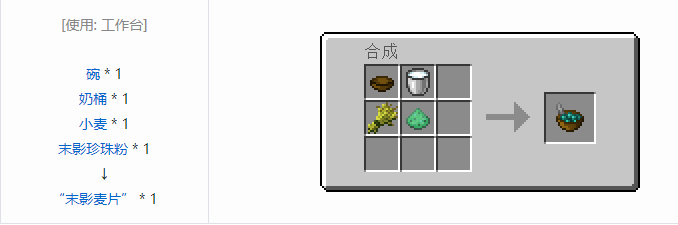 我的世界末影接口合成表大全2026